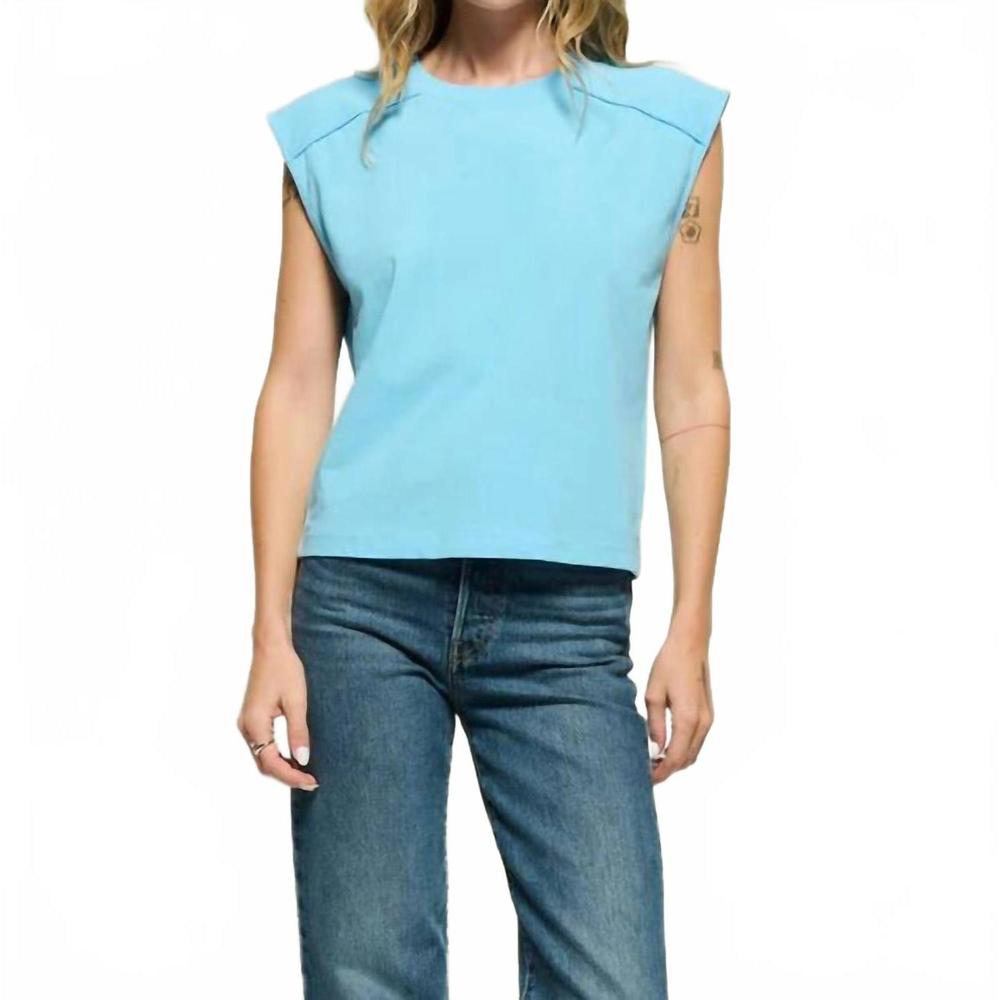 NEW NATION LTD perry muscle tank in day dream